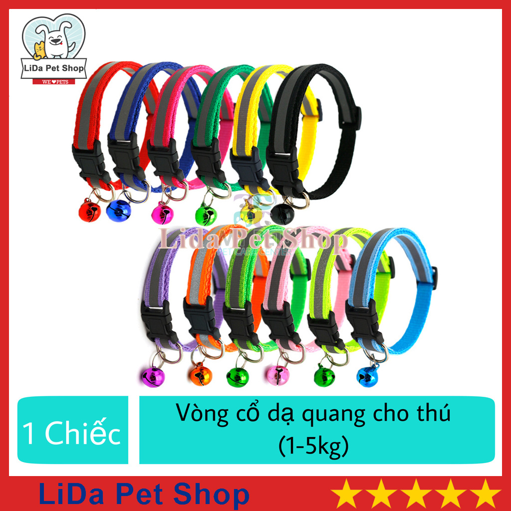 Vòng cổ cho chó mèo thú cưng: Vòng chuông bấm - Lida Pet Shop