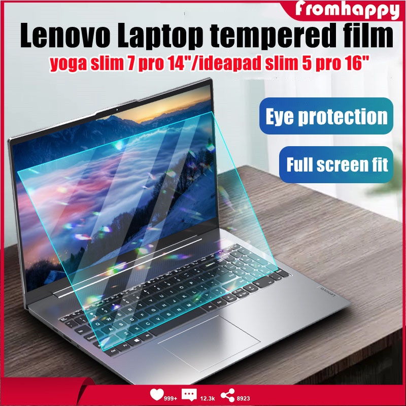 Kính Cường Lực Bảo Vệ Toàn Màn Hình Cho Lenovo Ideapad 5 Pro 14 16 Yoga Slim 7 Pro 14