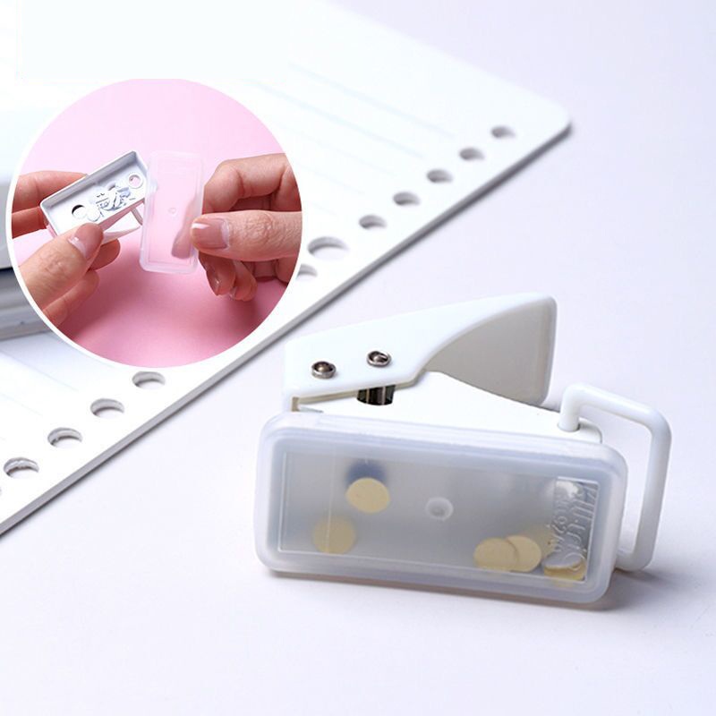 Dụng Cụ Đục Lỗ Giấy 1 Lỗ Cầm Tay 6mm Cho Sổ Lưu Niệm A4 A5 B5 Thẻ
