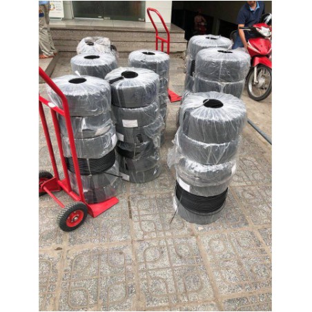 Dây mạng ngoài trời 4 lõi đồng, gia cường, dầu chống ẩm  | Dây cáp điện thoại 4 lõi