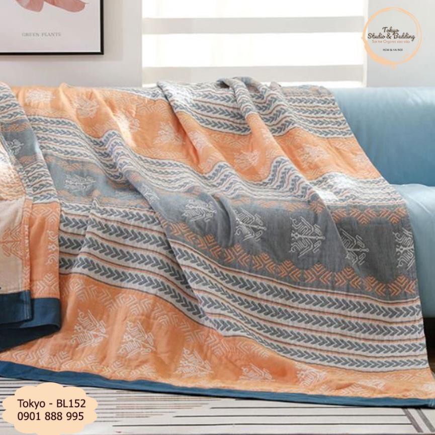 M69_Chăn Thu Xô Cotton Sợi tre Organic_Dòng Basic siêu kháng khuẩn