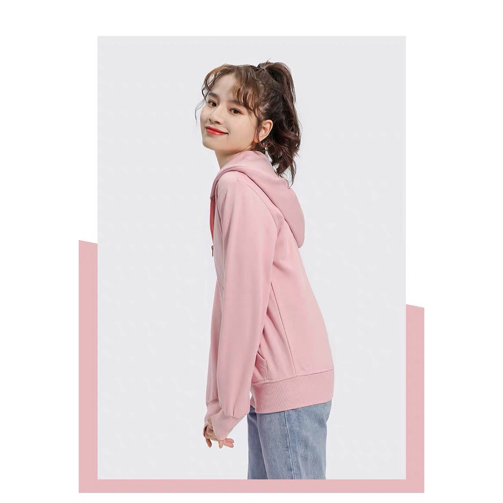 [ SALE OFF ] Áo khoác hoodie dây kéo HÀN QUỐC