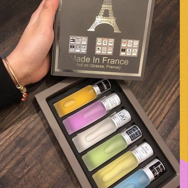 Bộ Nước Hoa Pháp J'aime le parfum - 6 x 6ml Dạng lăn | Thế Giới Skin Care