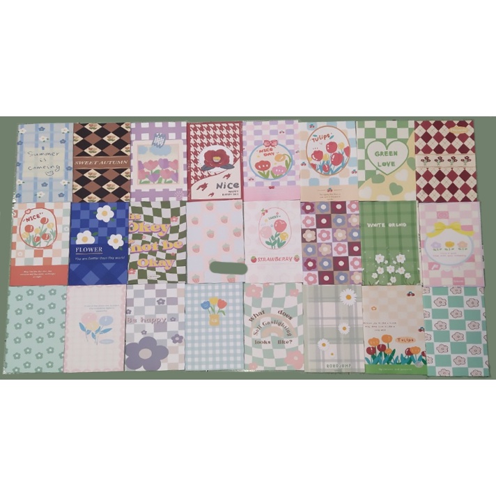 Vở hoa nhí kẻ ngang S7VI48 vở cute tập hoạt hình 25x17cm 80 trang giấy đẹp