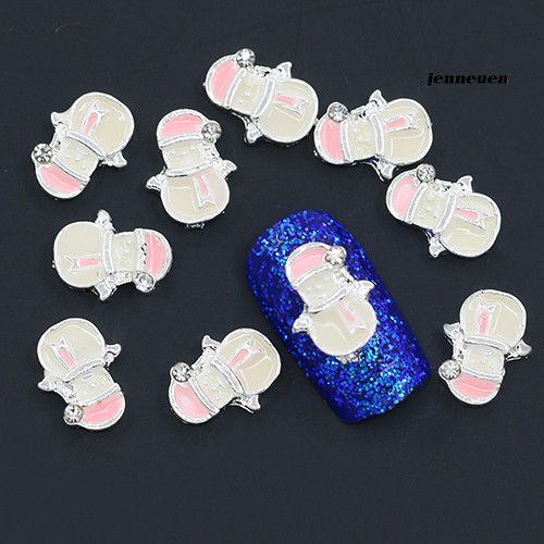 [Hàng mới về] Set 10 Sticker trang trí móng tay 3D lấp lánh DIY thời trang