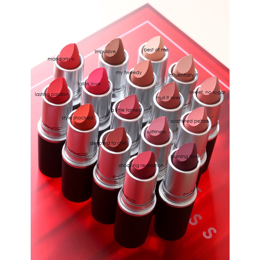 [New color] Son Thỏi Lì Vỏ Nhám Mac dòng Powder Kiss Lipstick