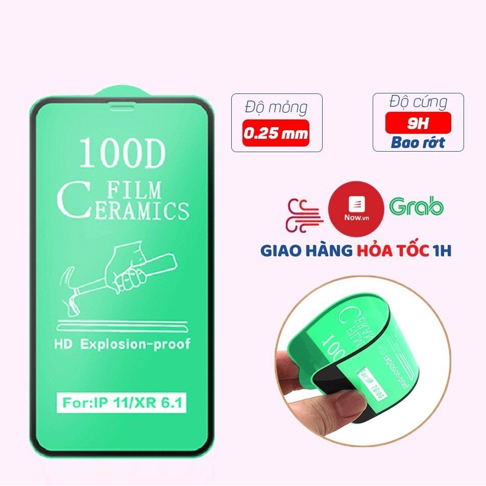 Cường lực Dẻo 100D Full màn - Cường lực Dẻo 100D Chống Mẻ Vỡ Viền