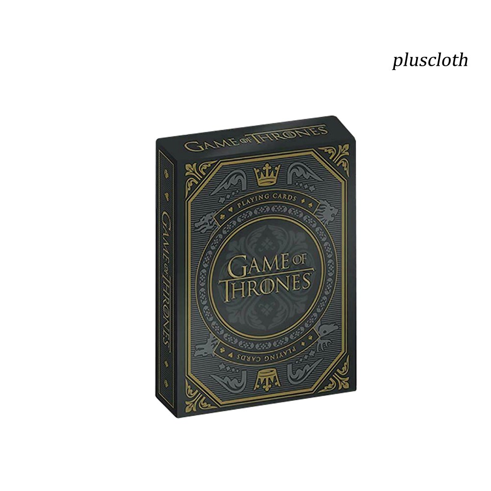 Bộ 54 Thẻ Bài Poker In Họa Tiết Game Of Thrones Độc Đáo Cho Người Lớn Và Trẻ Em