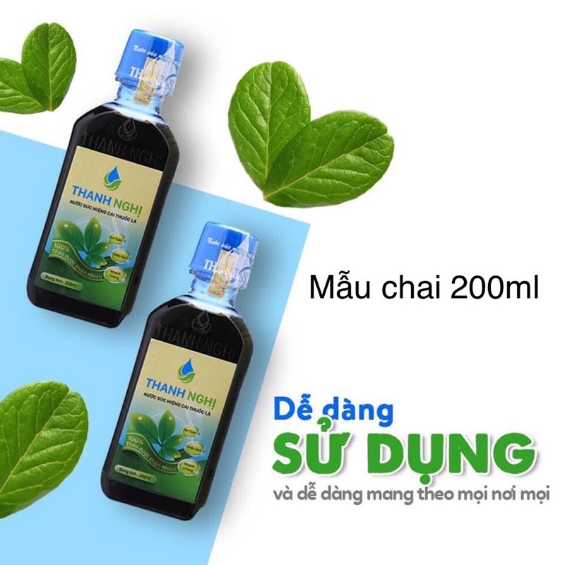 Bộ 2 chai Cai Thuốc Lá Thanh Nghị - mỗi chai 200ml