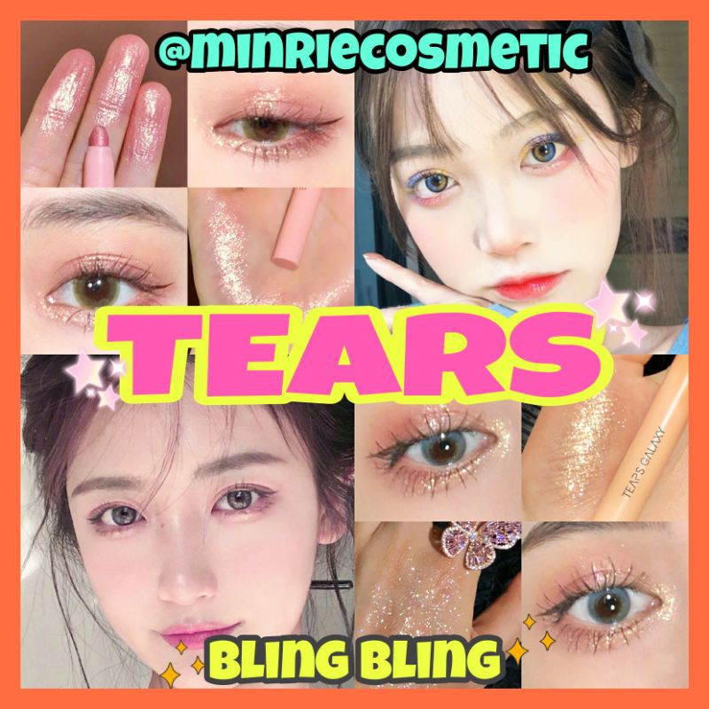 Bút nhũ highlight bling bling dạng sáp Waterproof Tears Galaxy - Mới 2021