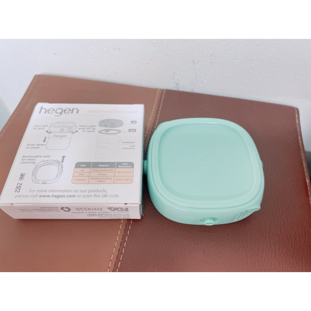 Nắp bình trữ sữa Hegen và thức ăn/ Nắp trữ Hegen chính hãng