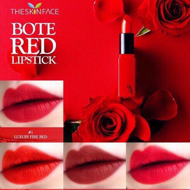 Son The Skin Face Luxury Bote Red Líptick