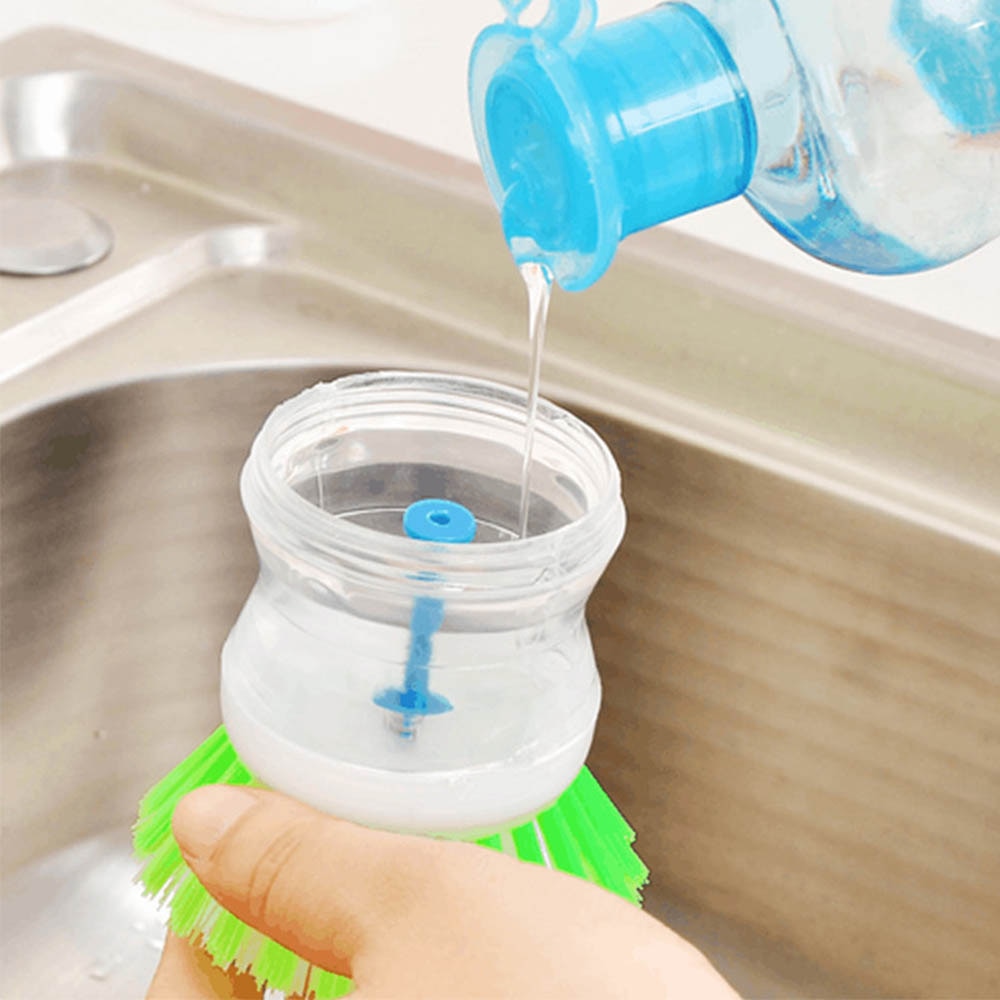 Cọ Nhựa Vệ Sinh Chén Dĩa Tiện Lợi