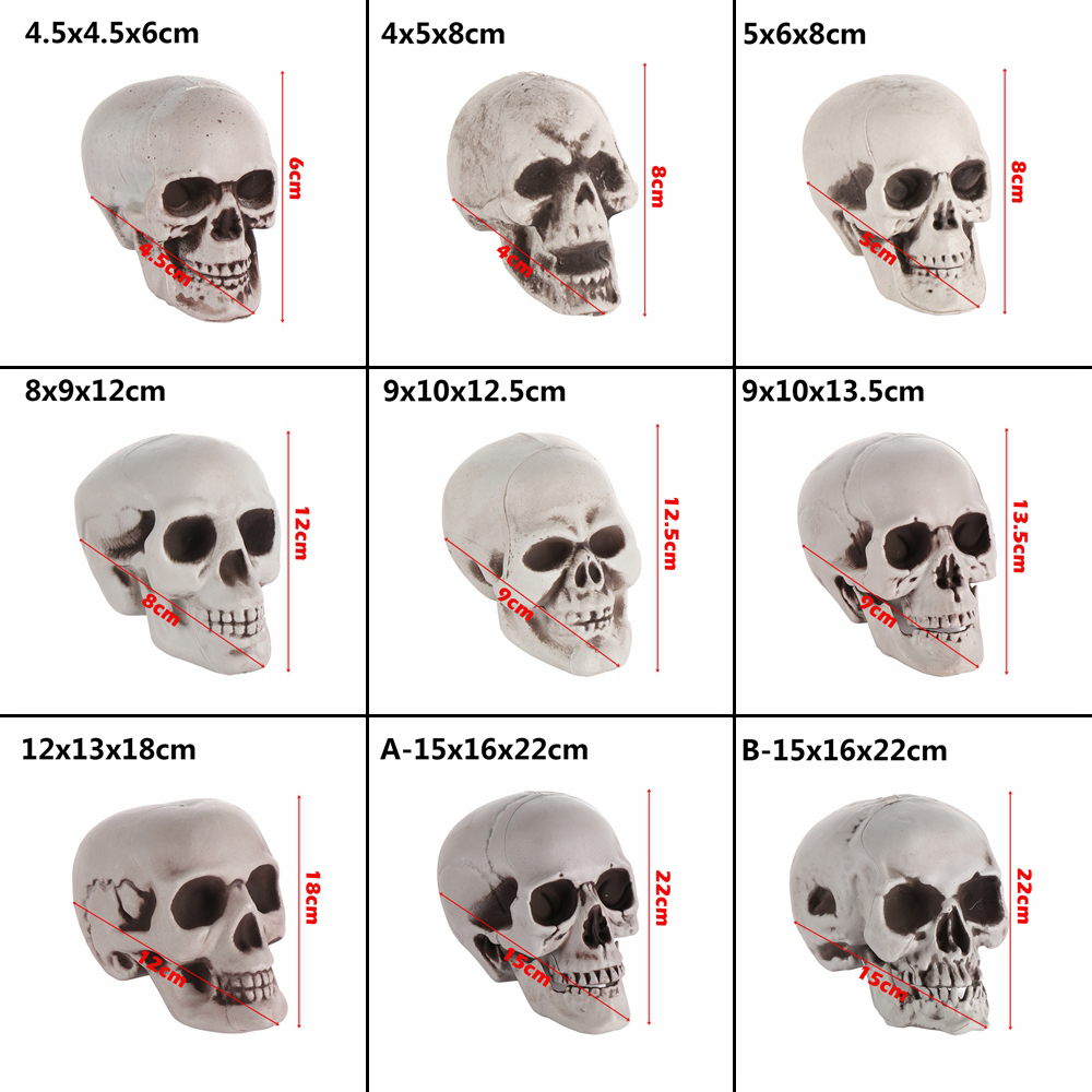 Đầu Lâu Trang Trí Halloween Nhiều Kích Cỡ Tuỳ Chọn