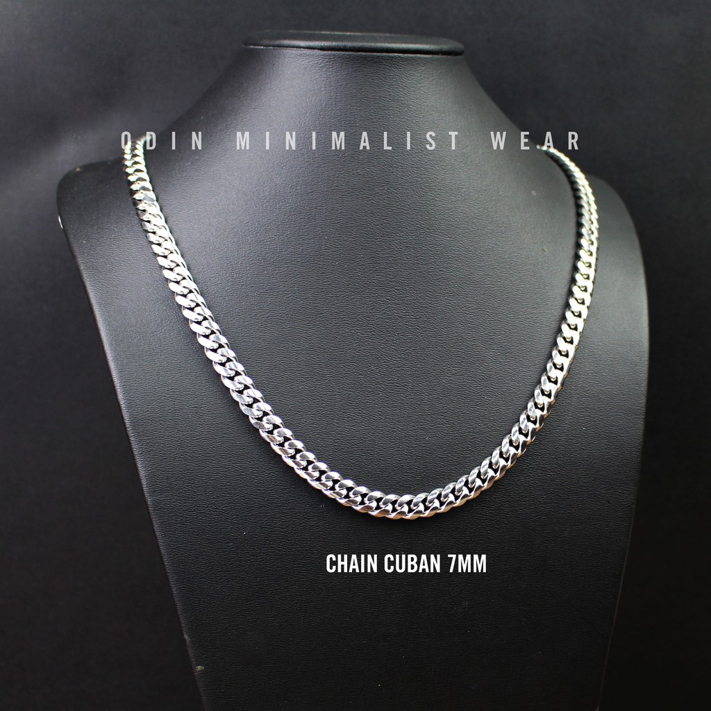 Dây chuyền Titanium trơn - ODIN Necklace Collection [TẶNG KÈM NHẪN]