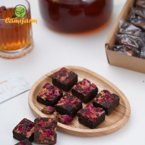 Trà hoa hồng đường nâu truyền thống Camifarm tốt cho sức khoẻ