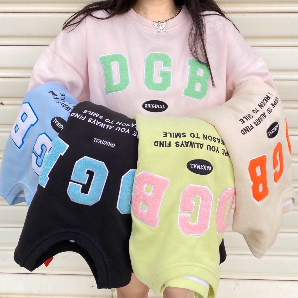 Áo Tay Dài Local Brand - Áo Sweater ORIGINAL THÊU XÙ DRAGONBYBOI ĐEN nỉ cao cấp | BigBuy360 - bigbuy360.vn