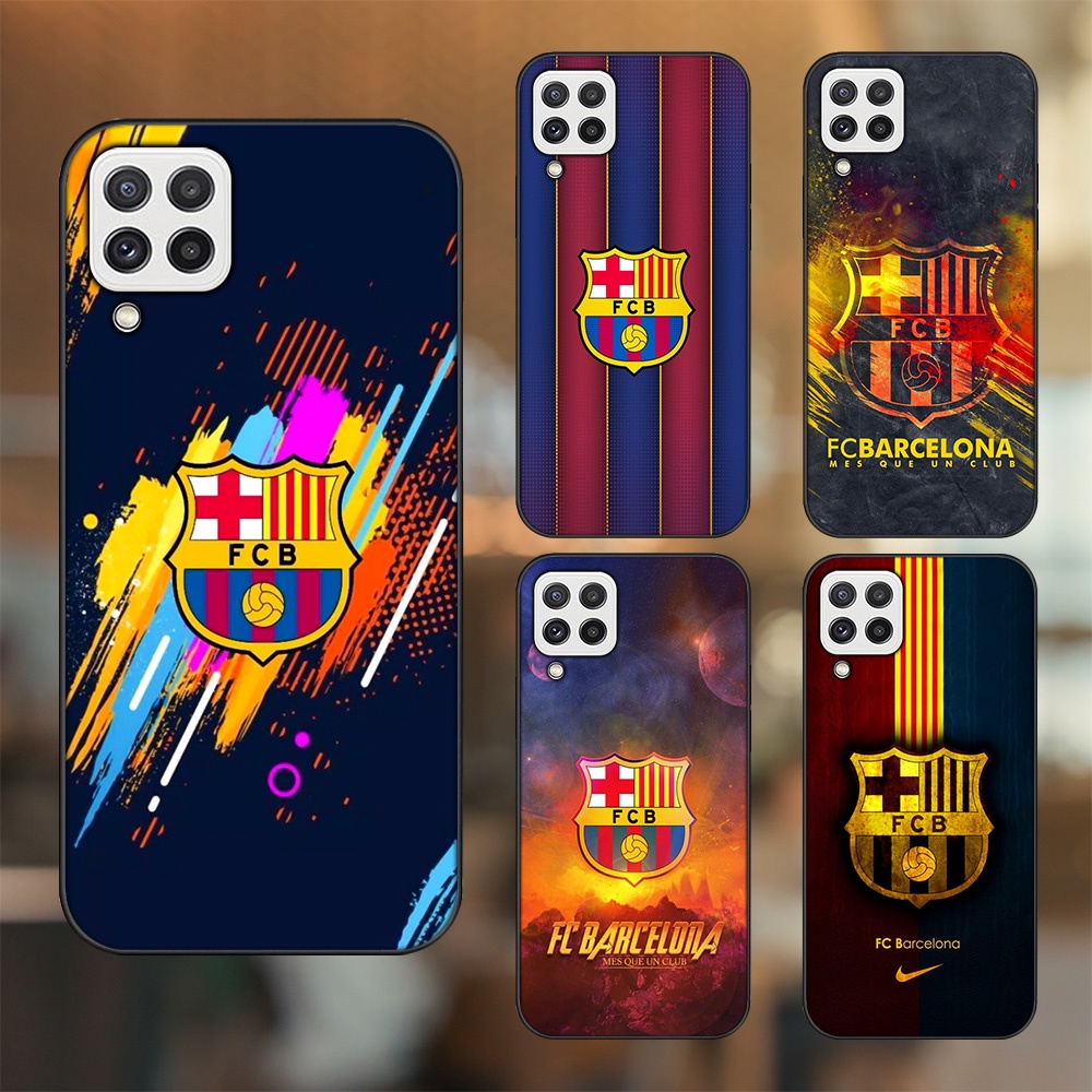 Ốp lưng Samsung A22 4G, A22 5G viền đen in hình Barcelona Barca