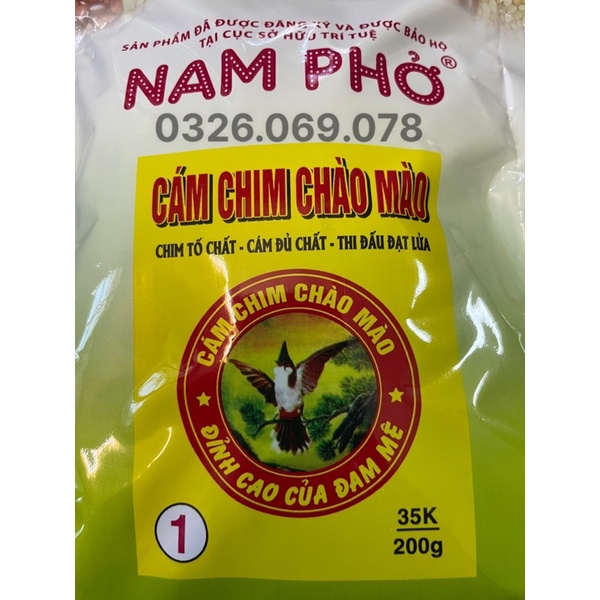 Cám Nam Phở chào mào số 1 cao cấp gói 200g