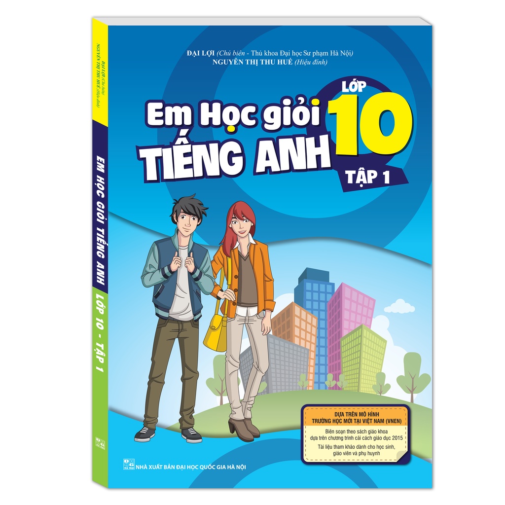 Sách - Combo 2c Em học giỏi tiếng Anh lớp 10(T1+T2)