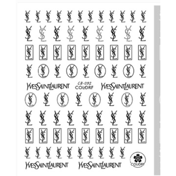 sticker thương hiệu trang trí nail