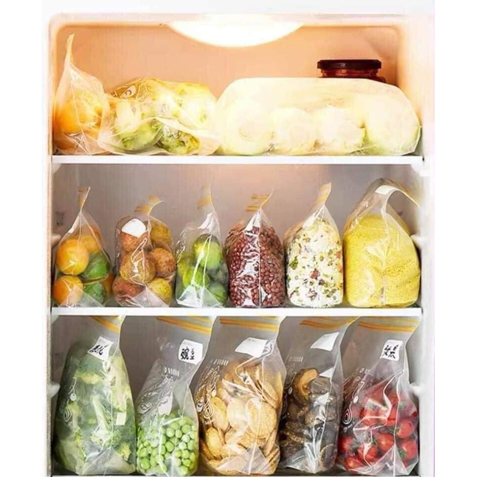 Combo 80 túi zip đựng thực phẩm Sét 3 Hộp Túi Zip Đựng Thực Phẩm sealed bag đủ cỡ