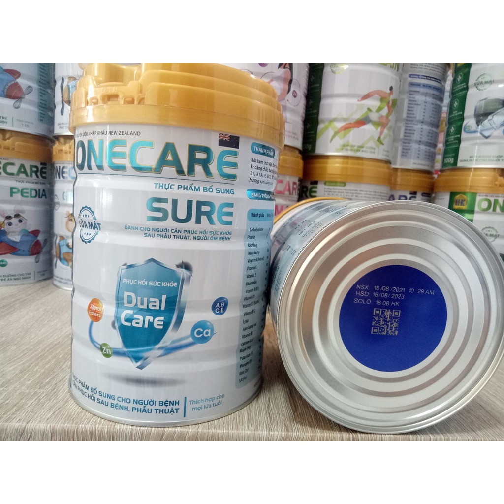 Sữa mát Onecare Sure 900g Cho Người Già Phục Hồi Sức Khỏe, tăng cường đề kháng khỏe