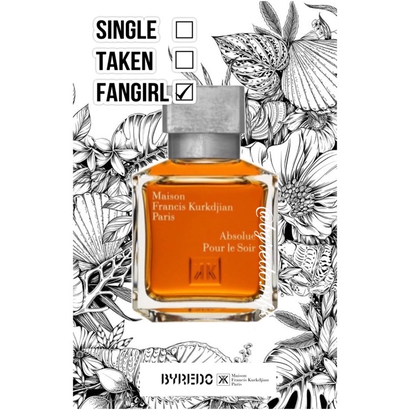 Nước hoa tester MFK Cologne Pour Le Soir EDP 5ml/10ml/20ml | BigBuy360 - bigbuy360.vn