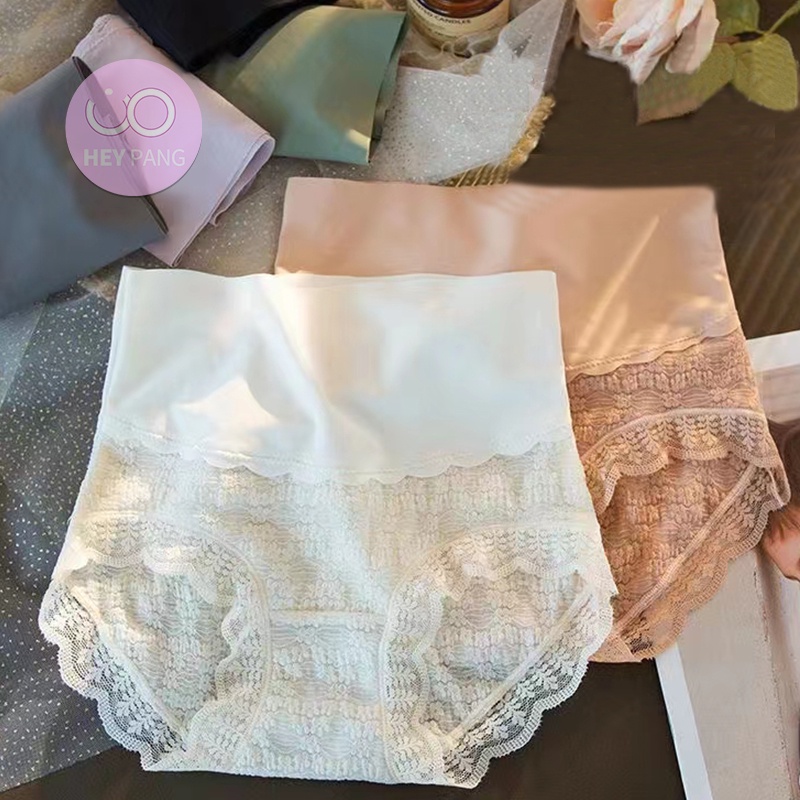 Quần lót nữ su ren cạp cao thun lạnh mềm mại siêu đẹp đũng cotton kháng khuẩn HEYPANG VN026