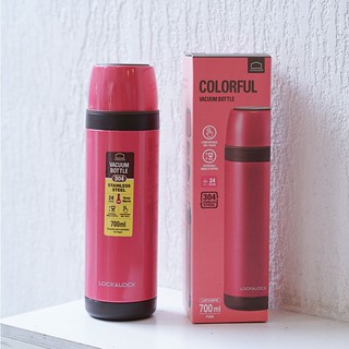 [Lock&Lock] Bình giữ nhiệt City Vacuum LHC1448 700ml - Màu hồng