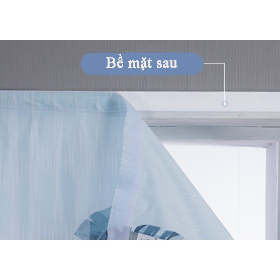 [Mã LIFEHLDEC giảm 10% đơn 99k] Rèm Cửa Dán 2 Lớp Họa Tiết Sao Không Cần Khoan Tường Dễ Vệ Sinh Trang Trí Phòng