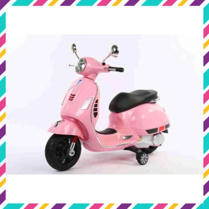 Xe máy điện trẻ em cho bé gái Vespa Q688