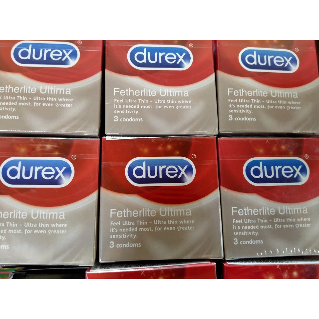 Bao Cao Su Durex Fetherlite Ultima hộp 3 cái