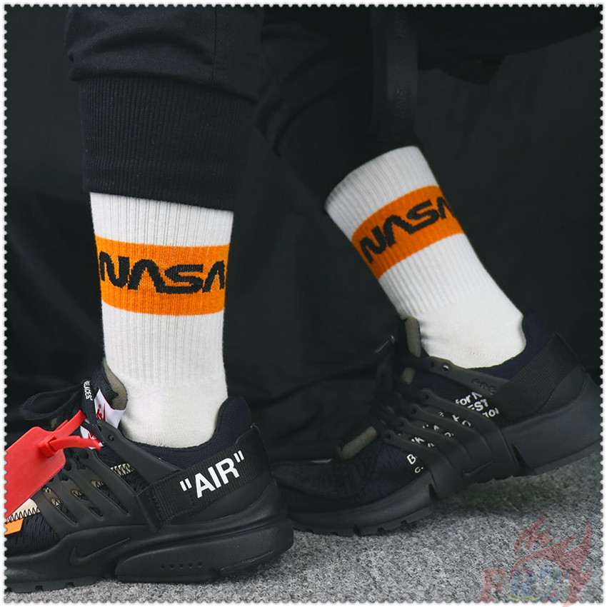❀ NASA Funny Letters Cotton Socks ❀ 1Pair HipHop Fashion Hipster Street Skateboard Unisex Short Socks