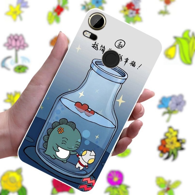 Ốp điện thoại tpu họa tiết xinh xắn dành cho HTC Desire 10 PRO