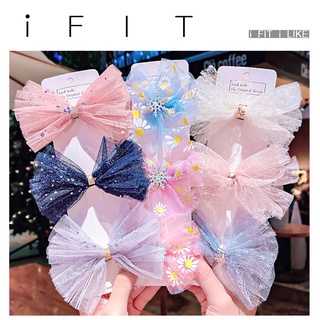 Set 3 Kẹp Tóc Nơ iFIT Xinh Xắn Nhiều Kiểu Cho Nữ