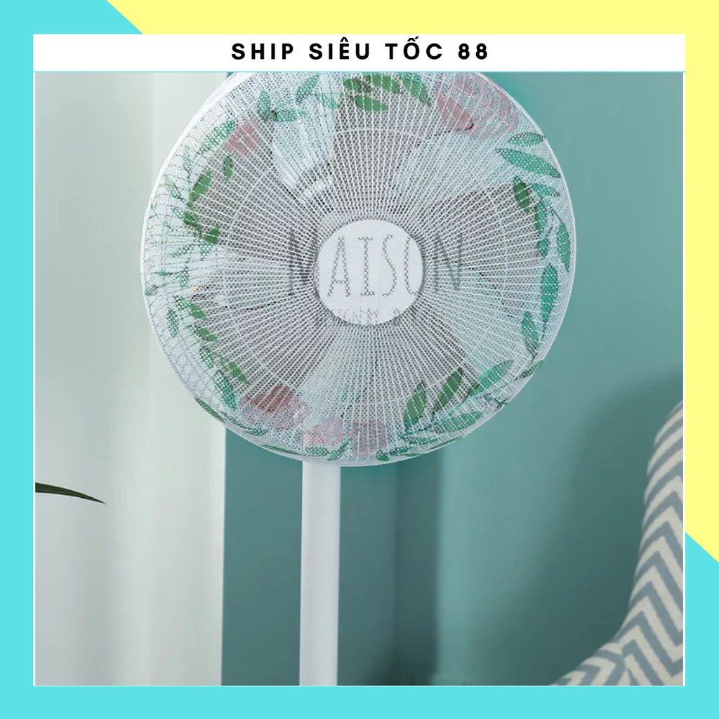 [ MẪU MỚI] Lưới Bọc Quạt Chống Bụi Bẩn - An Toàn Cho Bé 88193 Ship Siêu Tốc 88