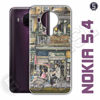 Ốp điện thoại Nokia 5.4 Dẻo Chống Shock Nhiều Mẫu Tuyển Tập 13 Phố Cổ Sơn Dầu A924-CL13