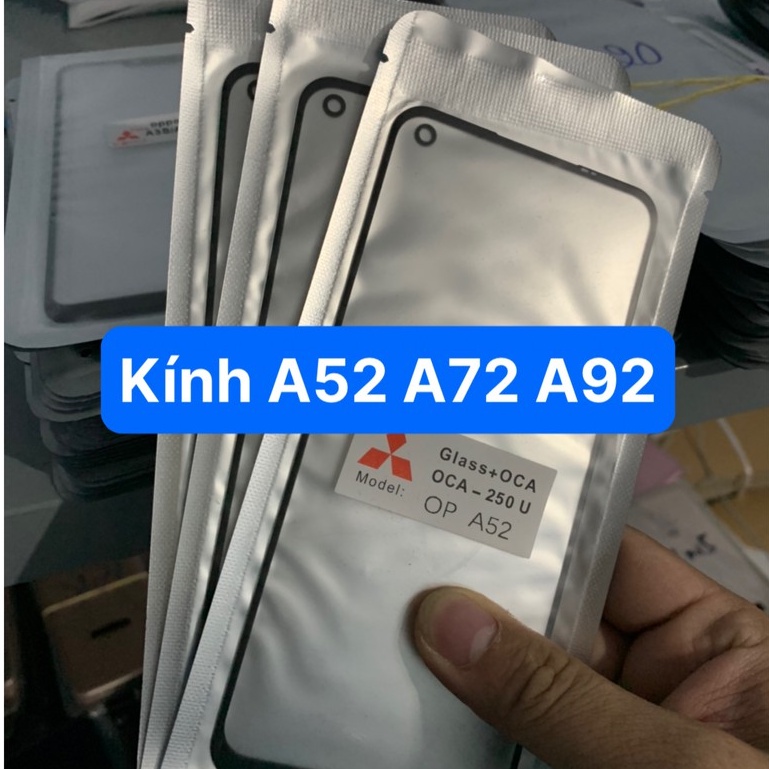 kính oppo A52 / A72 / A92 / Realme 6 - kính ép liền keo