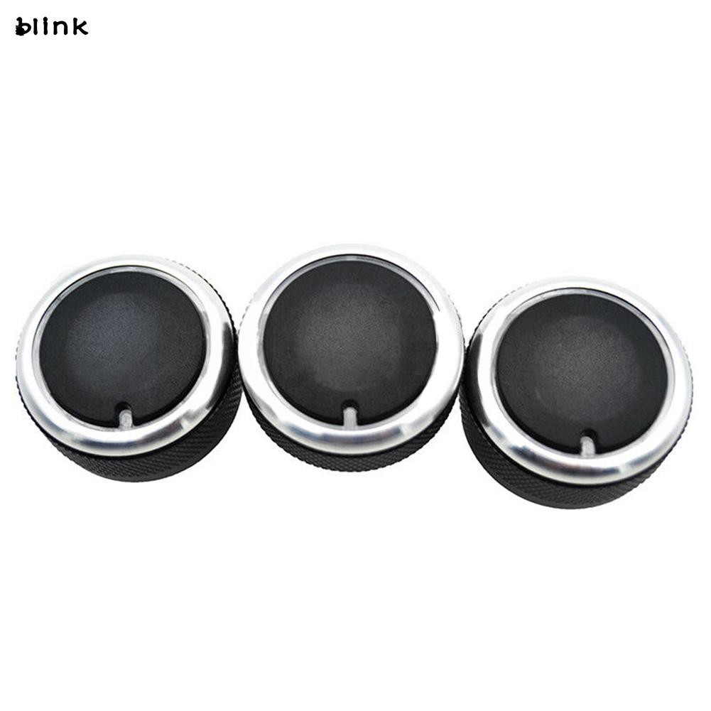 Set 3 nút vặn điều chỉnh máy điều hòa xe hơi bằng hợp kim nhôm cho Mazda 2 M2