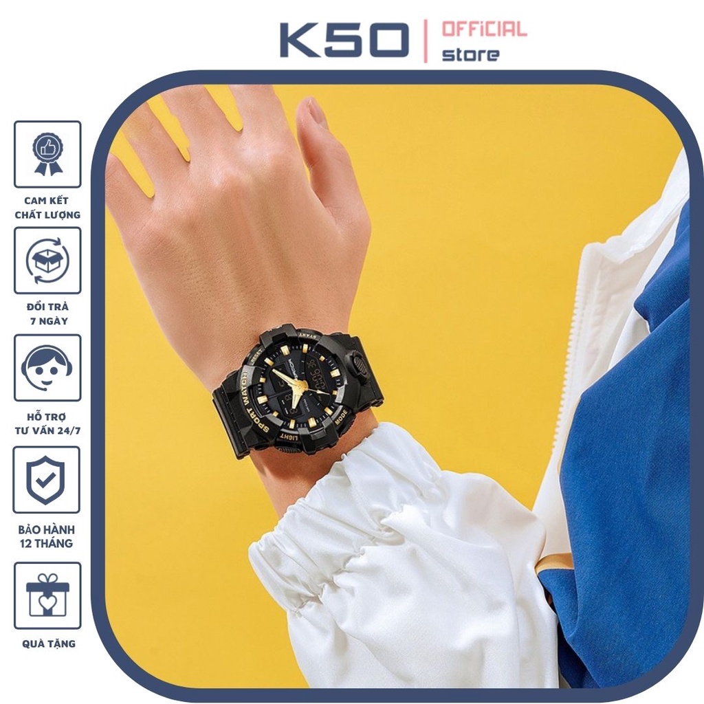 Đồng hồ nam SANDA 3130 thể thao kim điện tử