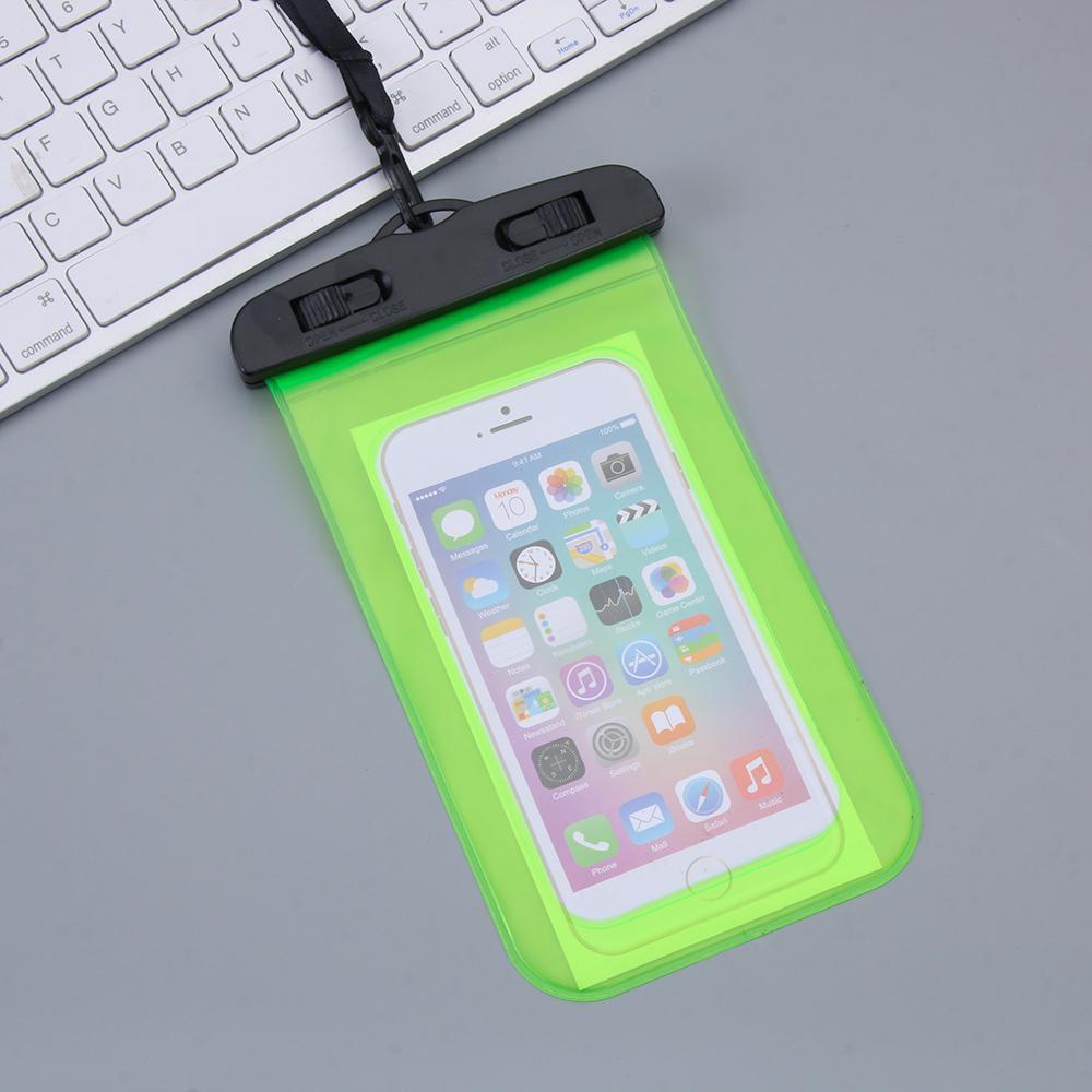 Túi Đựng Điện Thoại Chống Thấm Nước Màu Đen Kèm Dây Đeo Tiện Dụng