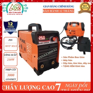 Máy hàn jasic arc 250a - máy hàn điện tử jasic arc 250a -1 núm chính hãng tặng đầy đủ phụ kiện