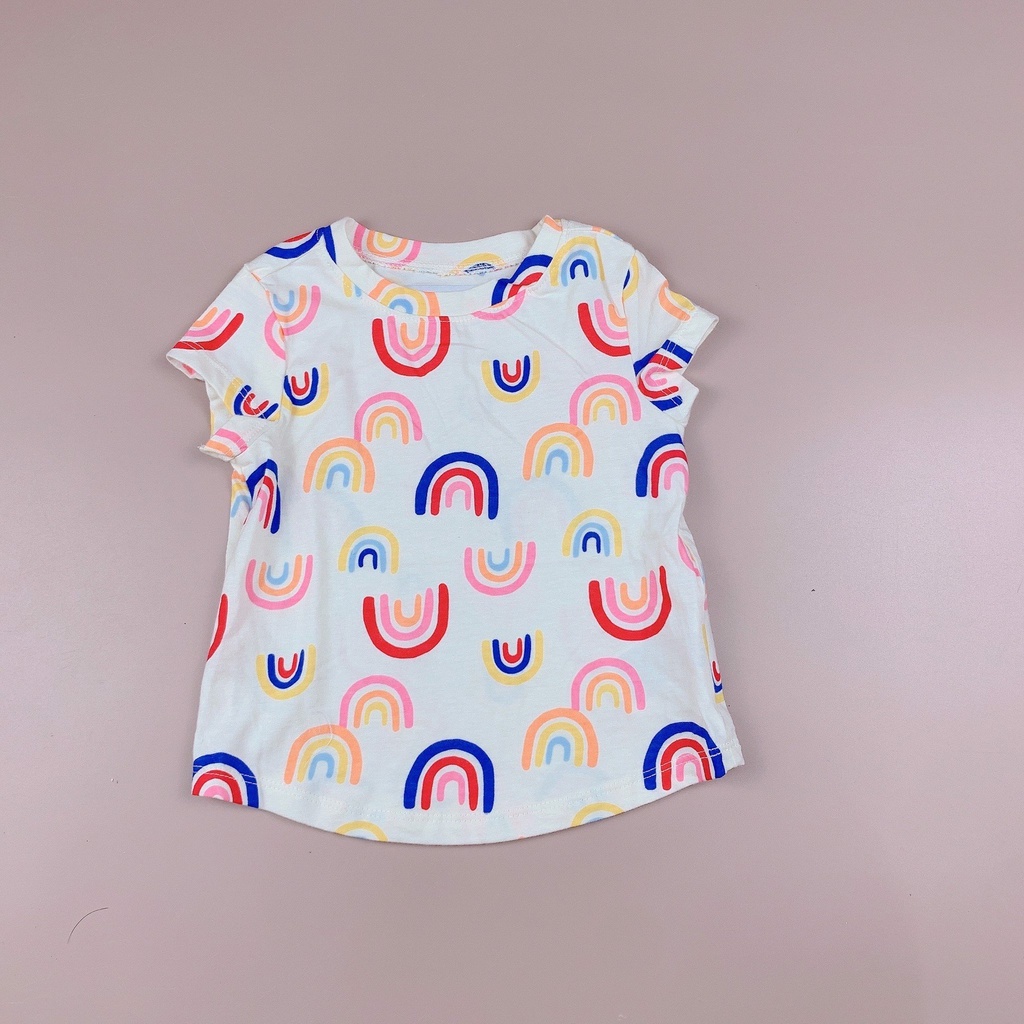 Áo cotton Oldnavy BG 1-5y - họa tiết cầu vồng