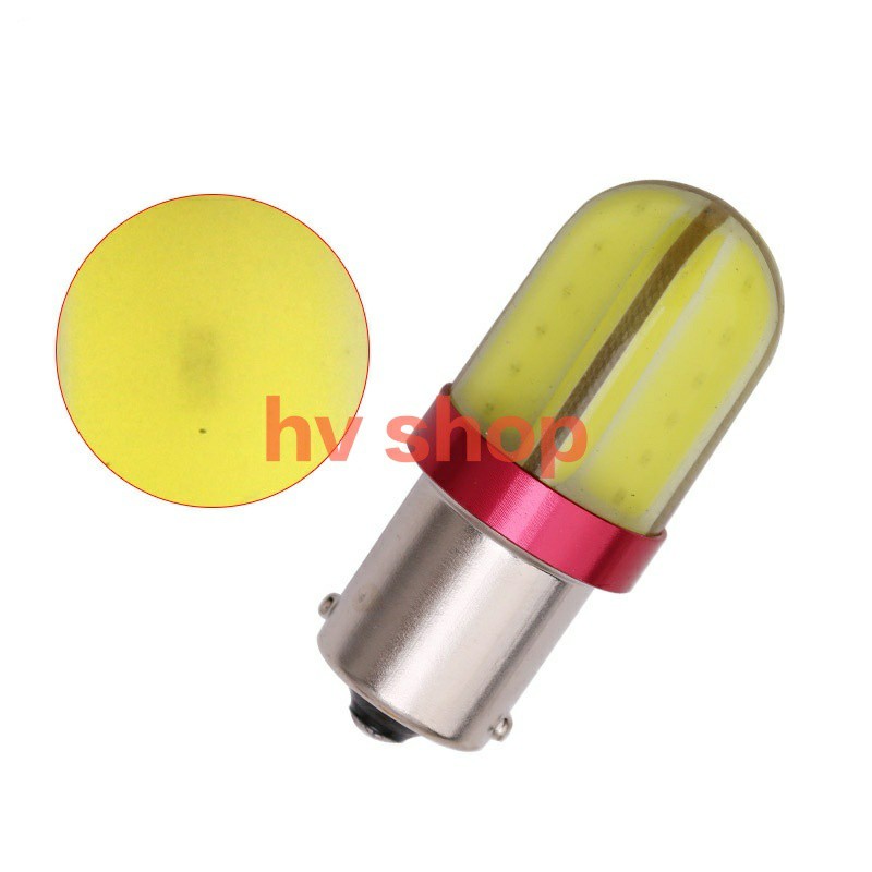 led xe may bóng đèn led xi nhan xe máy 8 COB CHỚP siêu sáng SH và ôtô 12V 1 chân 1156 hv shop