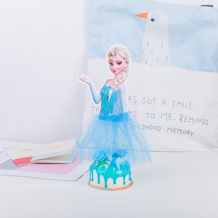 Disney Phụ Kiện Trang Trí Bánh Kem Sinh Nhật Hình Công Chúa Elsa Anna Trong Phim Frozen