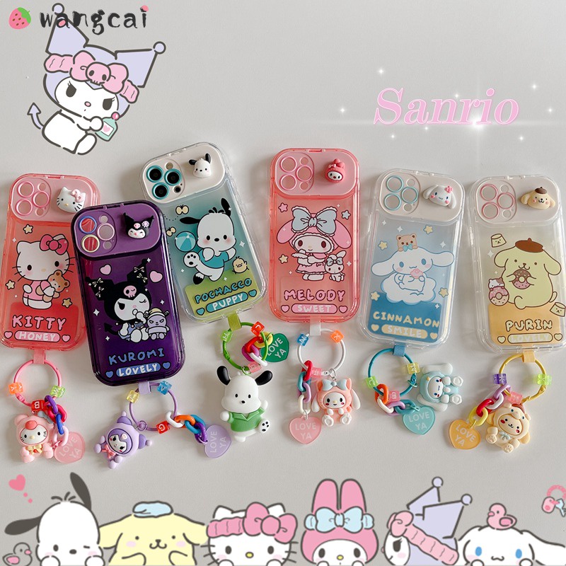 Ốp Điện Thoại Họa Tiết Hello Kitty Melody Kulomi Cinnamoroll Pachacco Cho iPhone 13 12 11 Pro Max