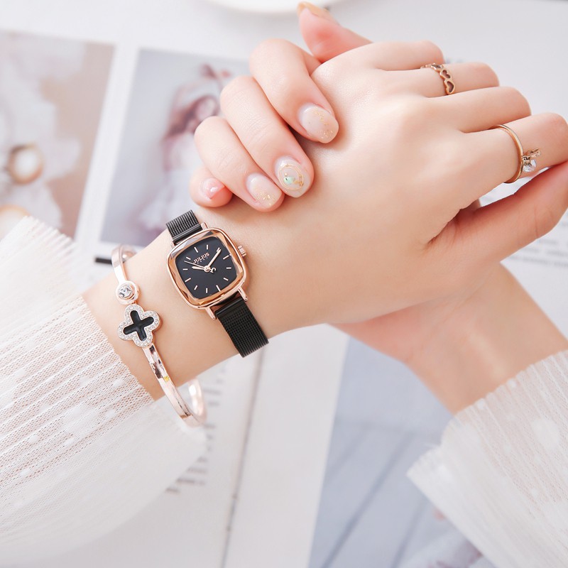 Đồng hồ julius nữ JA-1148 dây thép