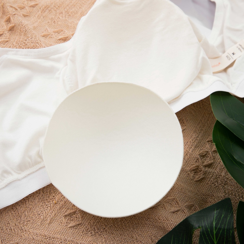 Áo Bra Cotton Móc Cài Sau Có Lót Mút Tháo Rời (Mustoto MA38)