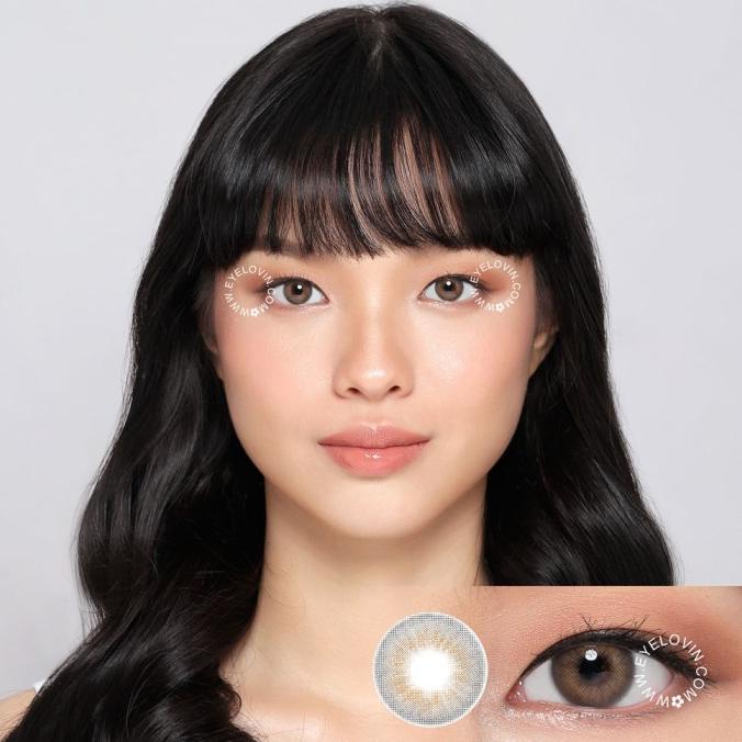 Kawaii Kitty Softlens - Mini Cemore Nâu